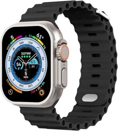 Celltophone Black L22 Ultra 2 Smart Watch 49mm 2.05 inch display with Wireless Charger