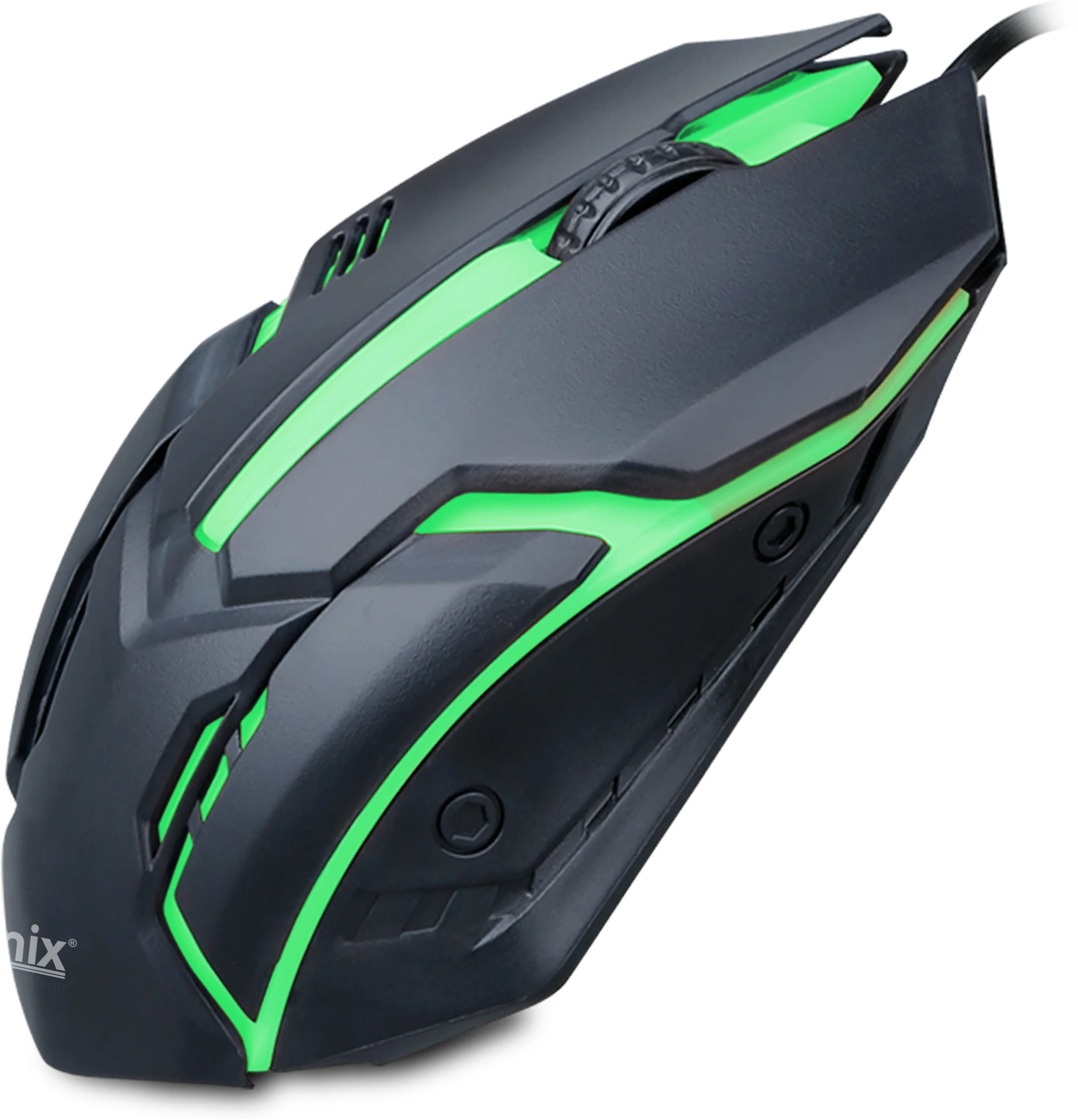rm-015-geonix-original-imahegpch3fxkqfg GEONIX Vigor R7 Wired Right Handed Optical Gaming Mouse with 1200 DPI, 3 Responsive Buttons, Smooth Scroll Wheel, 1-Year Warranty, 1.2m PVC Cable (USB 2.0, Black) - Image 1